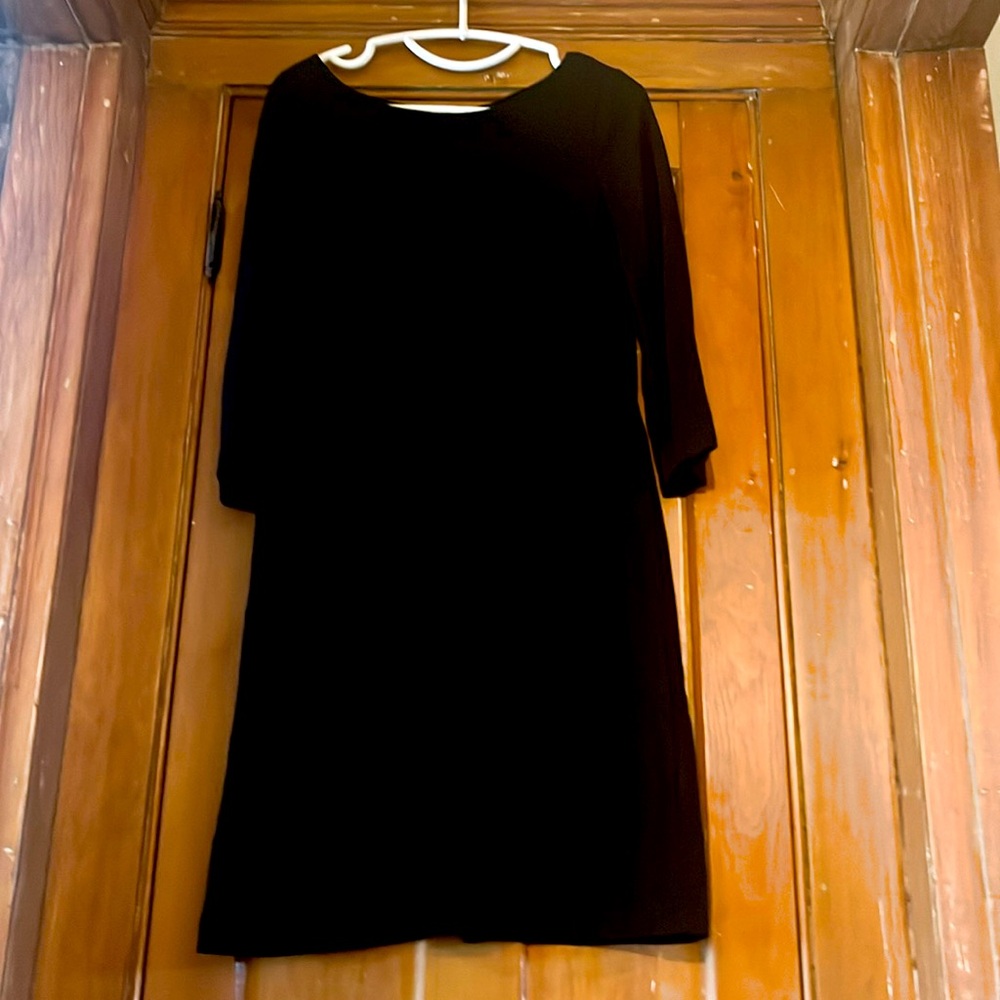 Black Gap dress with 3/4 sleeves.  Size 8